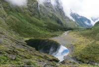 Prospect Ck valley, Fiordland. Worsley valley to Milford Sound, NZ 2024
